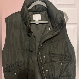 Green Puffer Vest